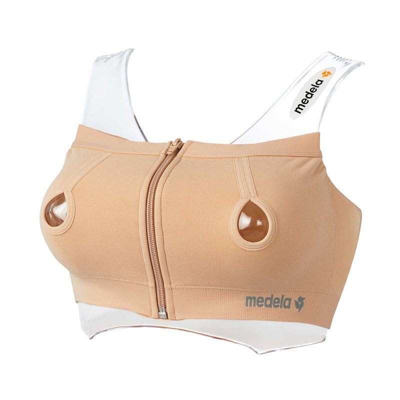 Medela Hands Free Bustier, Nude - Size Large Nursing Bras Baby - Shop Your Navy Exchange