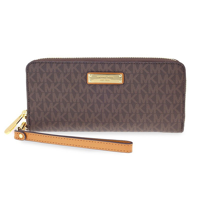 michael kors signature jet set item travel continental wallet