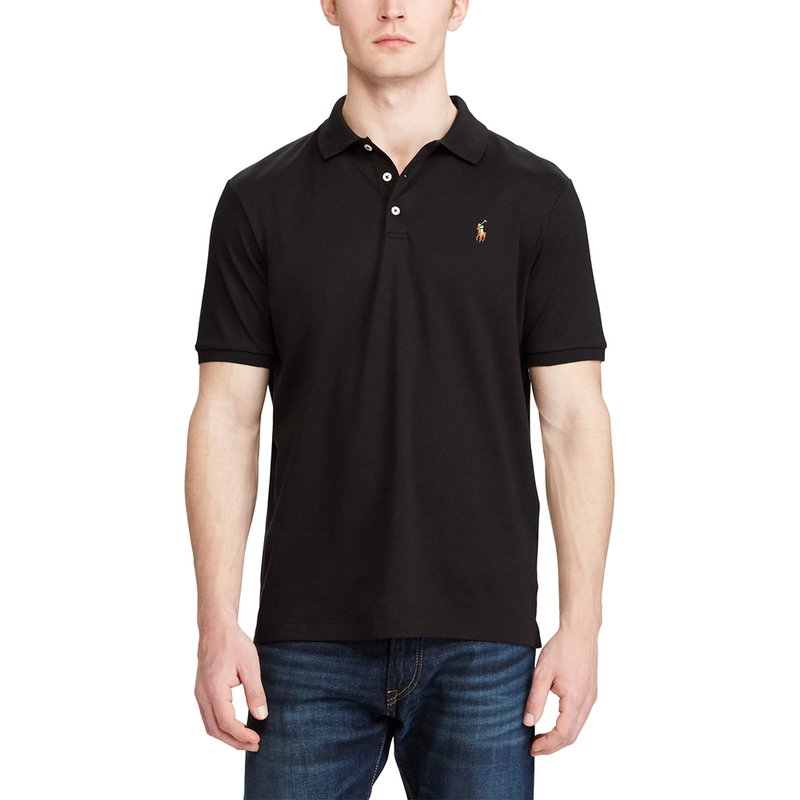 Polo Ralph Lauren Men's Short Sleeve Pima Soft Touch Classic Fit Polo, Men's Casual & Dress Polos