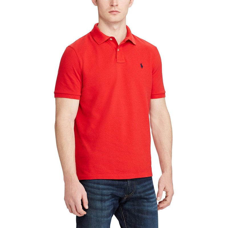 Polo Ralph Lauren Classic-Fit Solid Cotton Mesh Polo Shirt | Dillard's