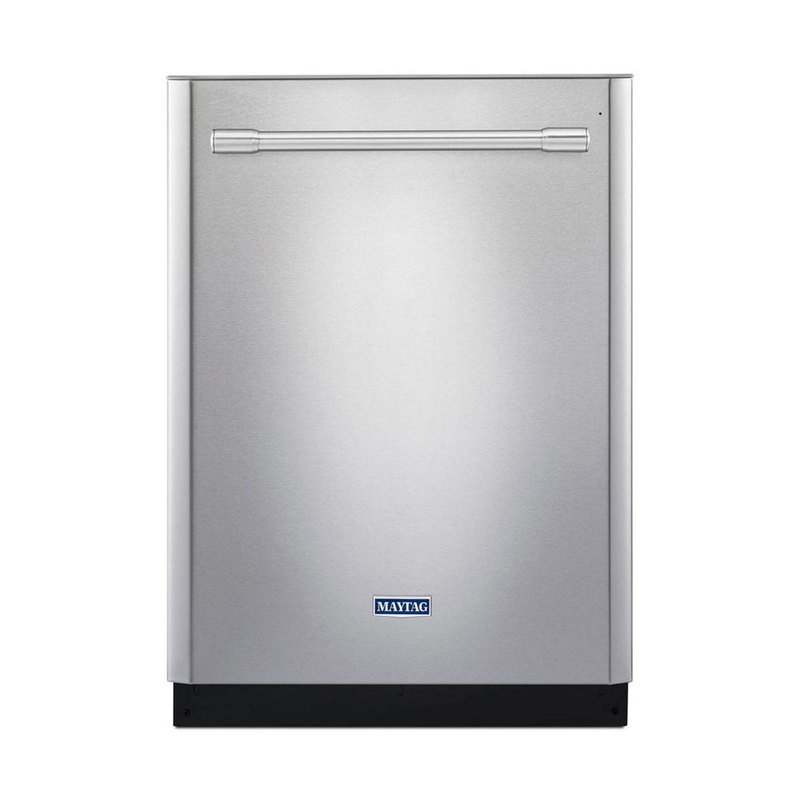 maytag top control powerful dishwasher in fingerprint resistant stainless steel