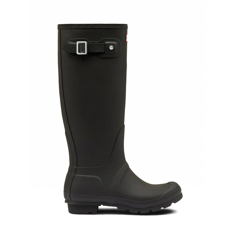 hunter boots matte black tall