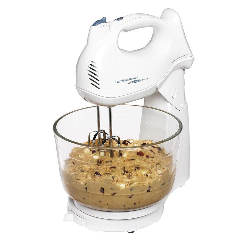 Hamilton Beach 6 Speed Hand Mixer with Easy Clean Beaters - White