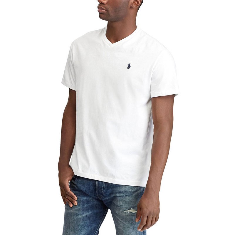 Ralph Men's V-neck Tee In White (young | Young Men's | Apparel - Shop Your Navy Exchange - Official Site