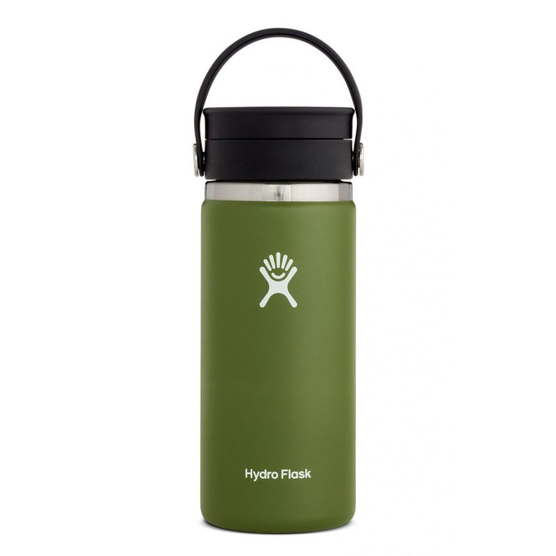 Hydro Flask 16 Oz Wide Mouth Hydration Bottle With Flip Lid Olive