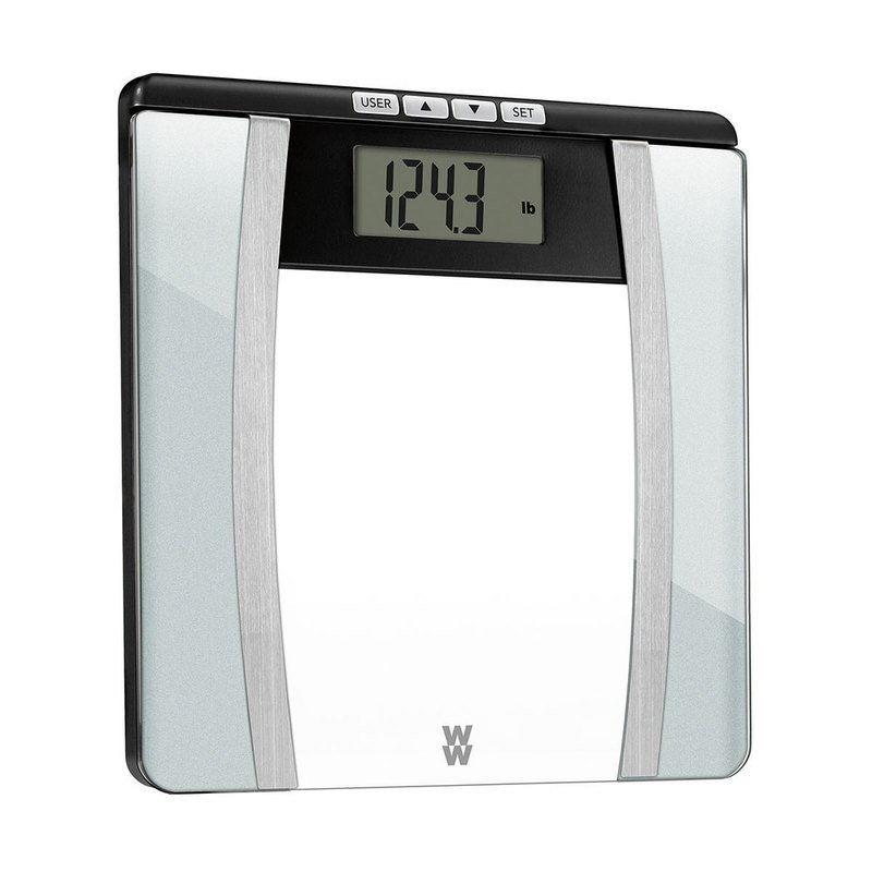  Weight Watchers Scales by Conair Bathroom Scale for Body Weight,  Glass Digital Scale, Body Analysis Measures Body Fat, Body Water, BMI, Bone  Mass & Muscle, Measures Weight up to 400 Lbs