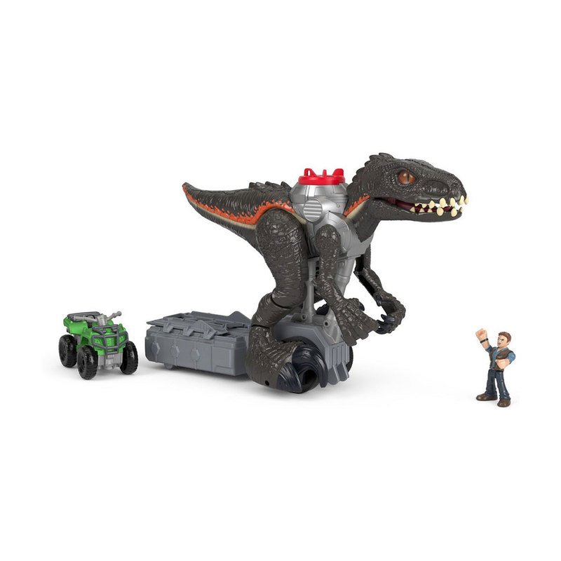 imaginext walking indoraptor gift set