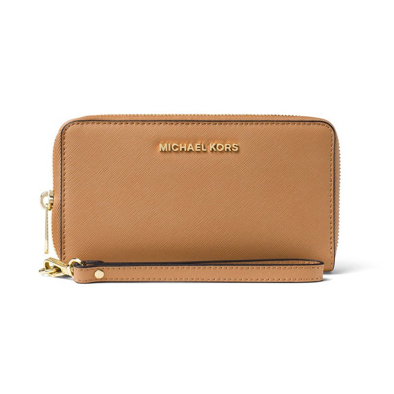 michael kors natural acorn wallet