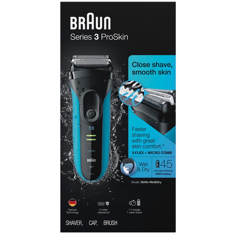 Braun Shaver 3040s Solo V2 Nrw | Men's Electric & Trimmers | Beauty & Personal Care - Shop Your Navy Exchange - Official Site