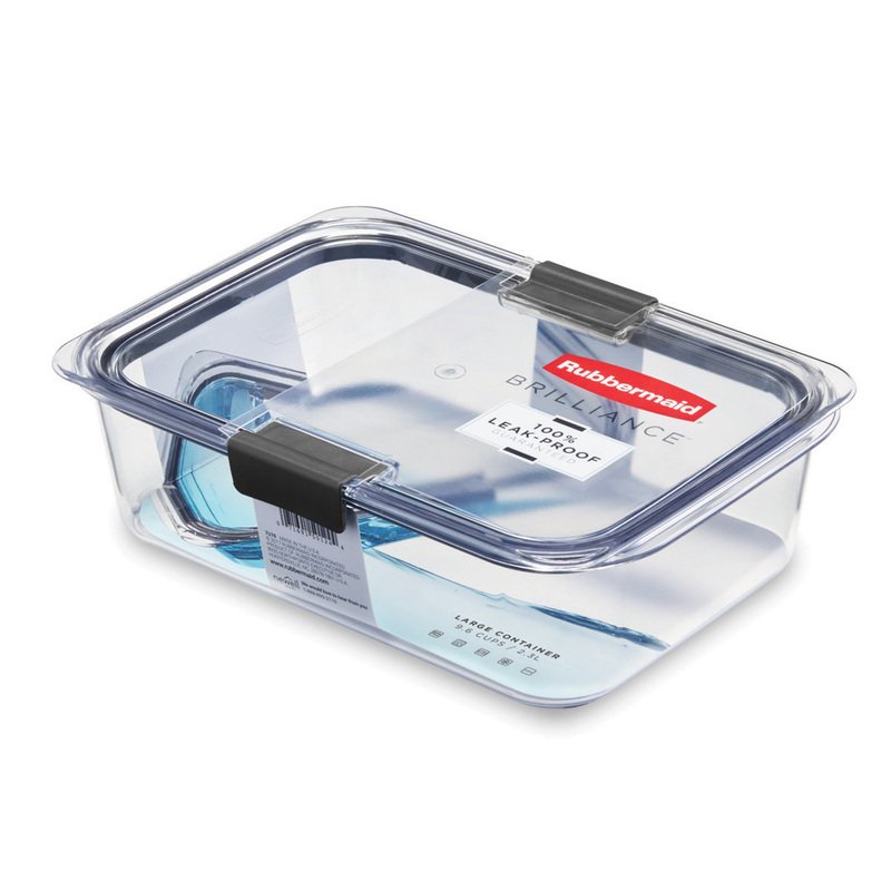 Rubbermaid Brilliance 6-Piece Clear Food Storage Container Set