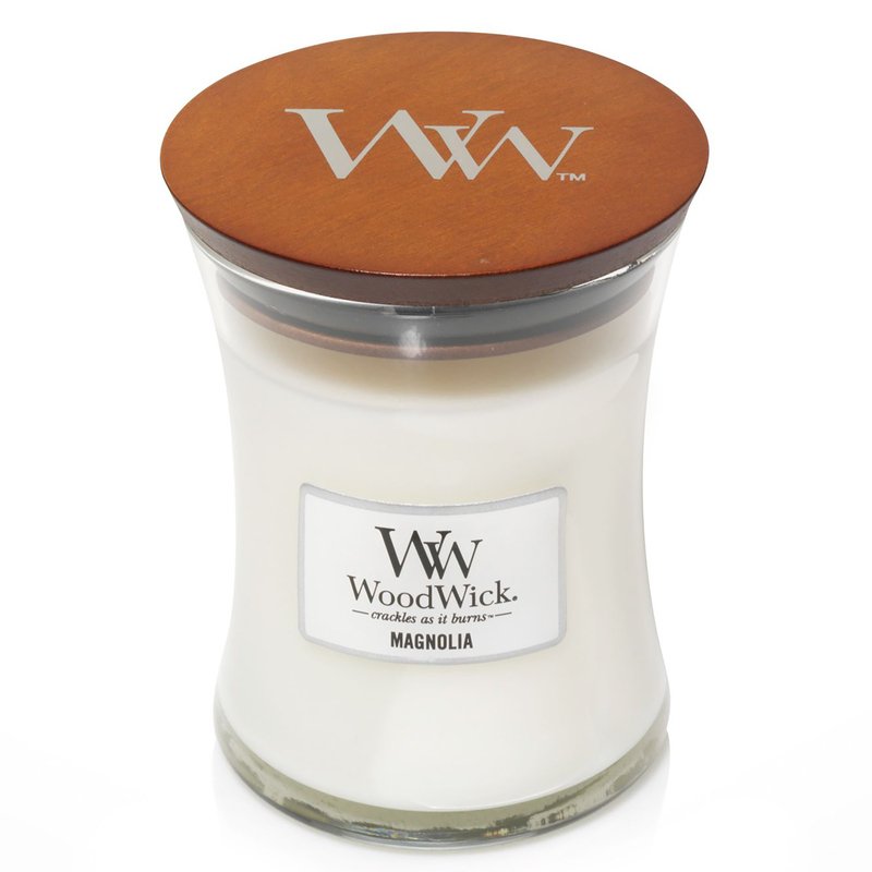 Woodwick Magnolia 10-ounce Candle, Scented Candles