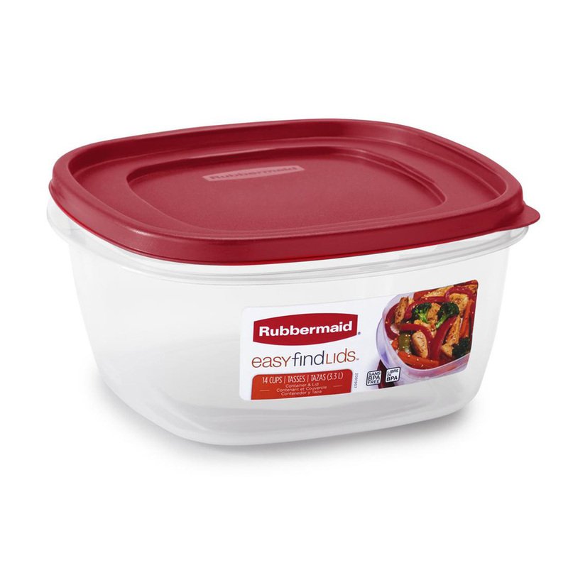 Rubbermaid Easy Find Lids 14-cup Square Containers, Food Storage Container  Sets