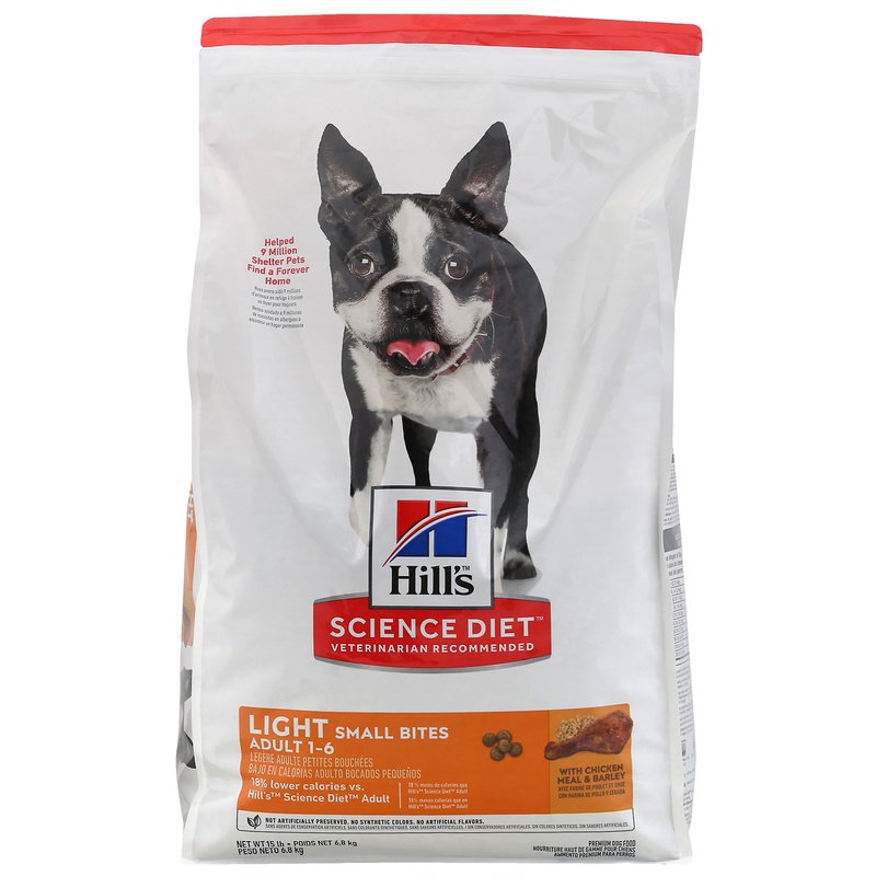Hill s Science Diet Canine Adult Light Small Bites Dog Food 17.5 Lbs Dry Dog Food Pet Shop Your Navy Exchange Official Site