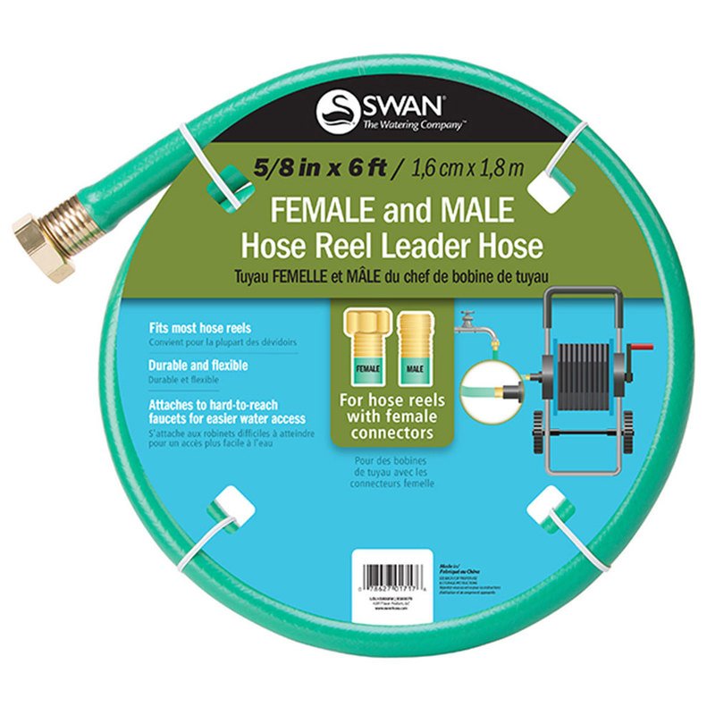 Swan 5/8x6' Leader Hose, Watering