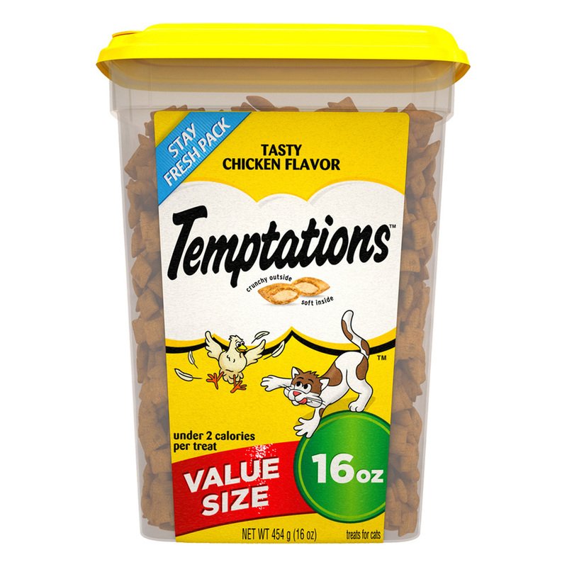 Whiskas Temptaions Tasty Chicken 16 Oz. Value Size Cat Treats