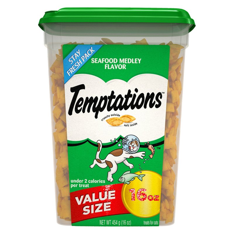 Temptations 16 oz cat treats hotsell