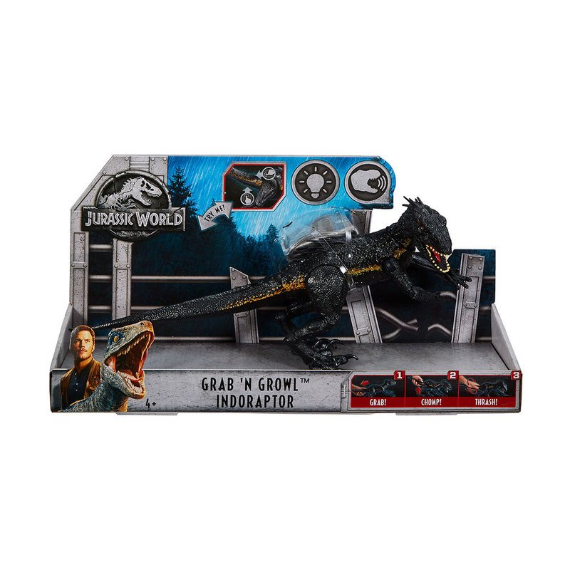 jurassic world grab n growl indoraptor