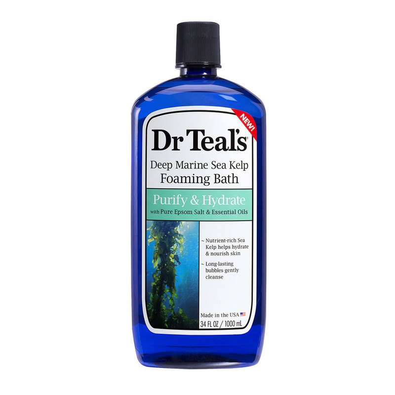 Dr. Teal's Purify & Hydrate Deep Marine Sea Kelp Foaming Bath 34oz
