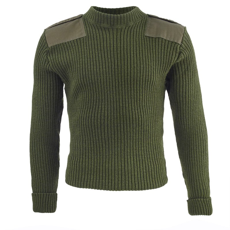 Usmc Green Sweaters With Epaulettes | Alpha | Military - Shop Your Navy ...