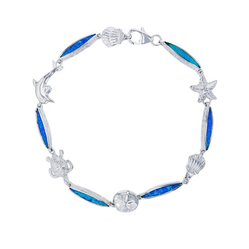 Bijoux Du Soleil Created Opal Bracelet Sterling Silver Fashion Bracelets Accessories Shop Your Navy Exchange Official Site
