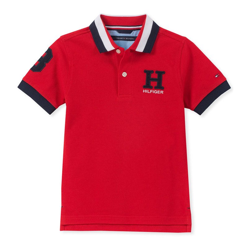 Tommy Hilfiger Big Boys' H Emblem Polo | Big Boys' Shirts, Sweaters & Polos  | Kids' - Shop Your Navy Exchange - Official Site