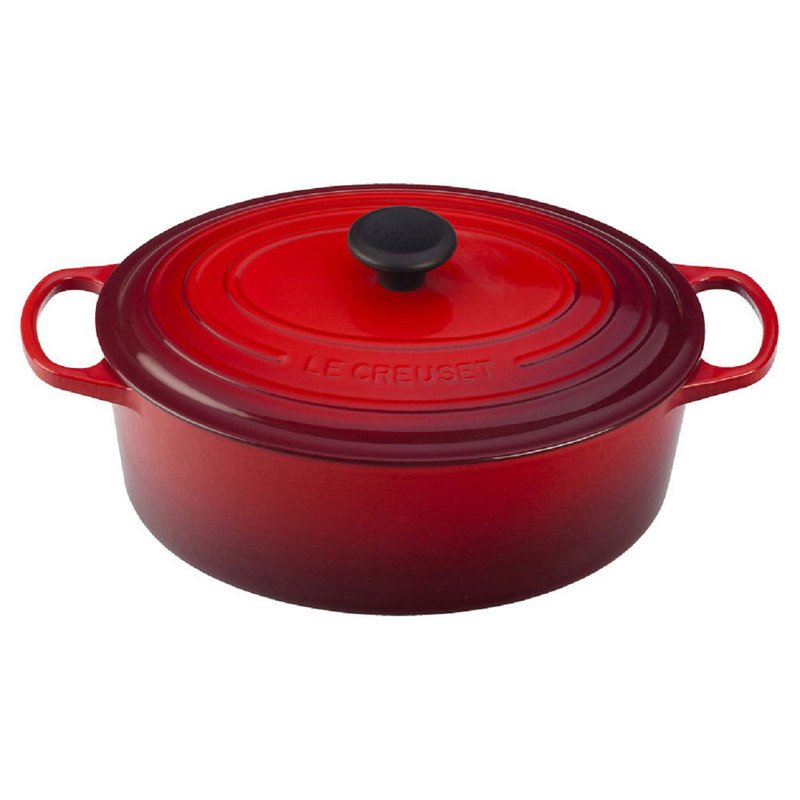 Le Creuset - Signature 6.75-Quart Oval Dutch Oven - Cerise