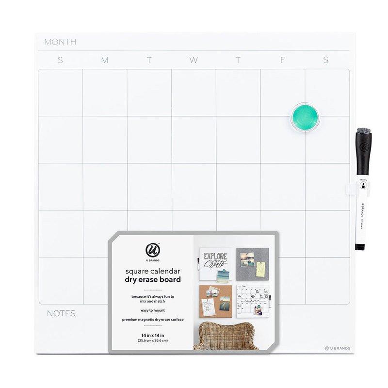 u-brands-14-x14-square-frameless-magnetic-dry-erase-calendar-office-organizers-decor-office-school-supplies-shop-your-navy-exchange-official-site