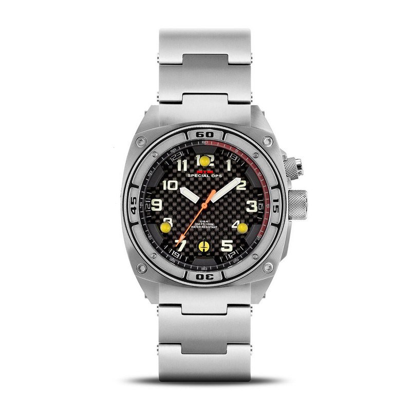 Mtm Special Ops Falcon Silver Titanium Watch Men s Watches Accessories Shop Your Navy Exchange Official Site