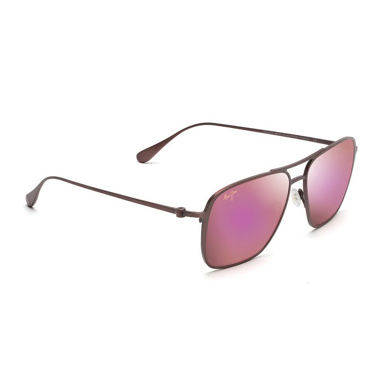 burgundy aviator sunglasses