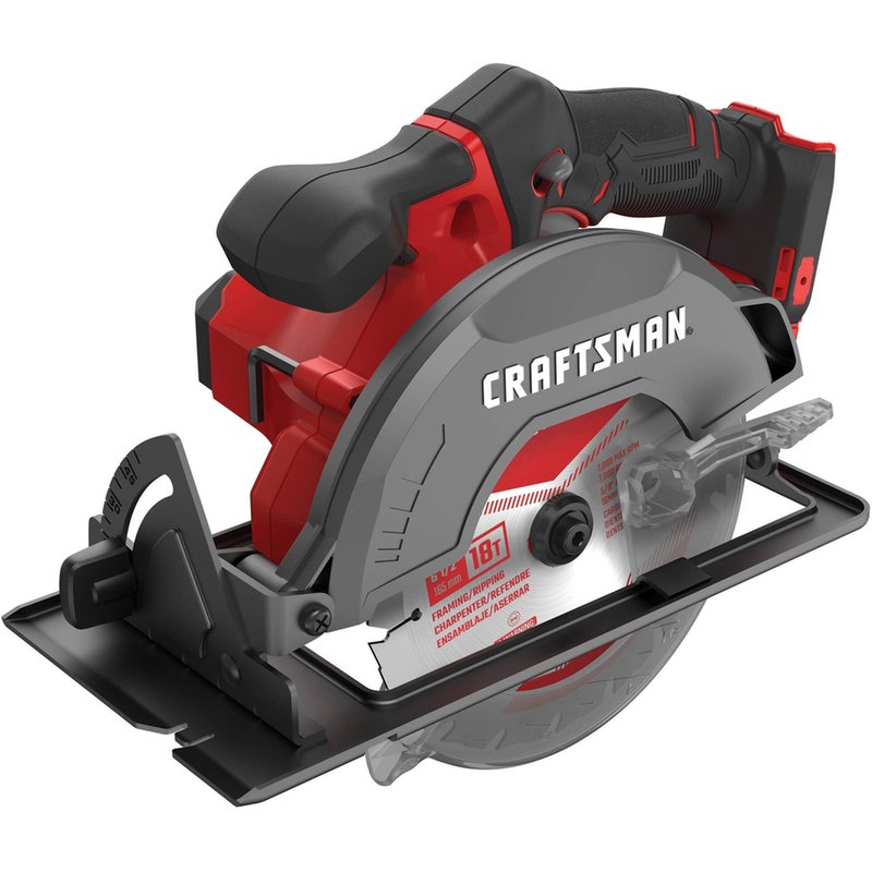 20V Cordless 6-1/2 in. Circular Saw - Tool Only