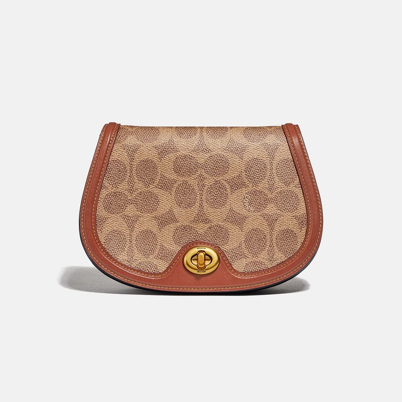 coach signature belt bag