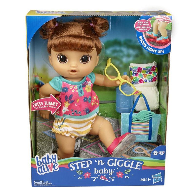 baby alive brown doll