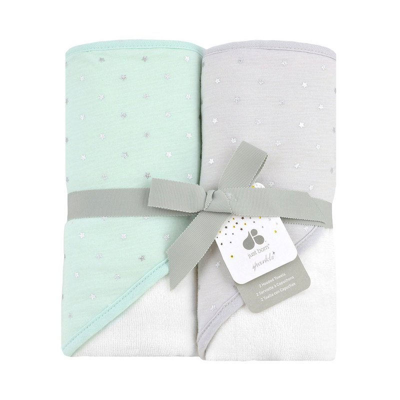 just bath by just born hooded towel