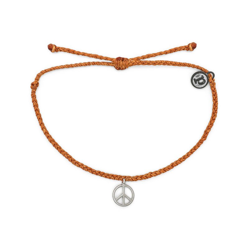 Pura Vida Peace Sign Charm Bracelet Fashion Bracelets Accessories Shop Your Navy Exchange Official Site