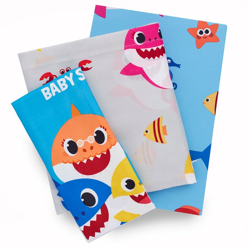 Baby Shark Shark Family Twin Sheet Set Kids' Bedding For The Home