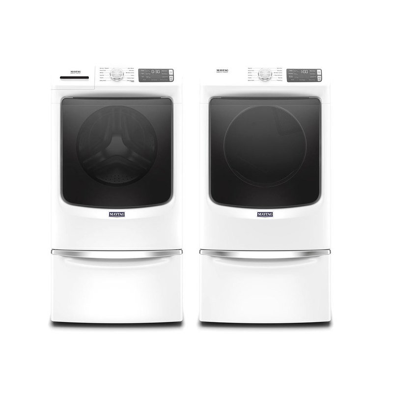 Maytag Front Load Washer/gas Dryer Bundle With Pedestals (mhwg6630hwped