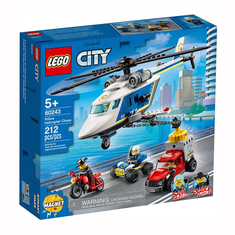 lego city truck and helicopter