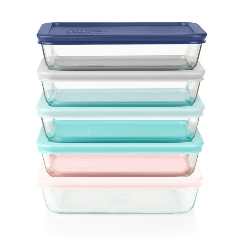 Simply Store Set, Plastic & Glass, 10-Pc.