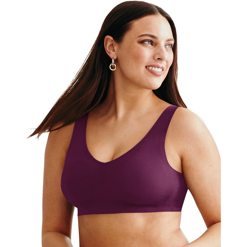 Hanes Women's Invisible Embrace Comfort Flex Fit Wirefree Bra, Wireless