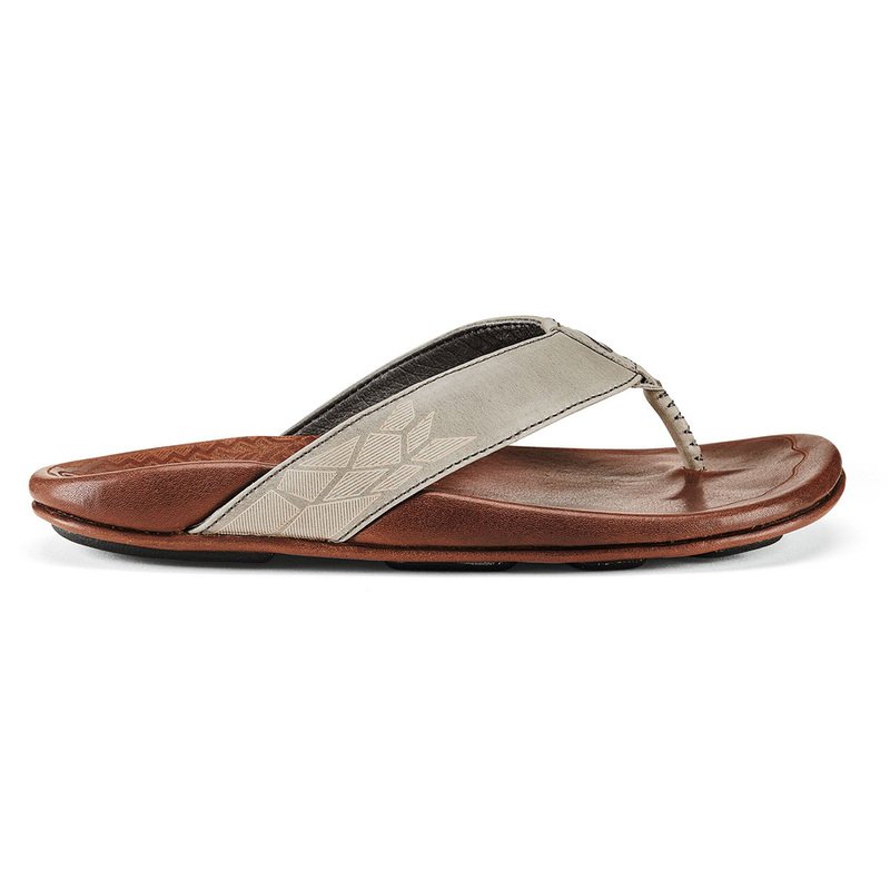 Olukai Men's Kulia Leather Thong Sandal 
