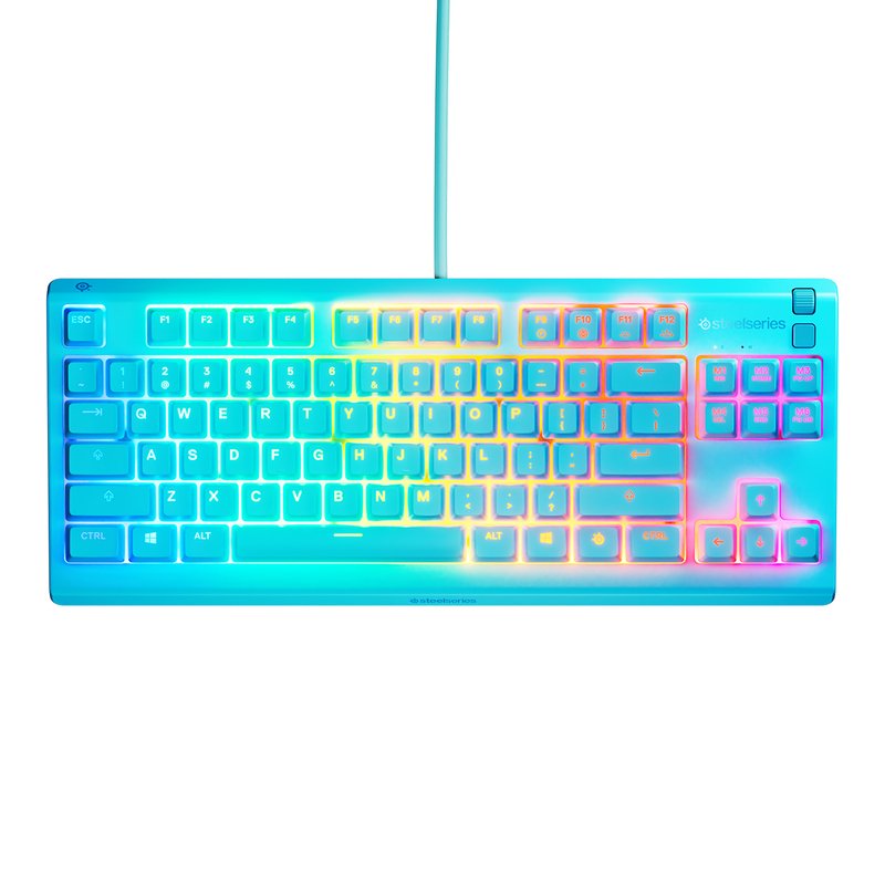 【中古】steelseries キーボード&マウスセット Steelseries Apex 3 Wired Gaming Keyboard With Rgb Back Lighting