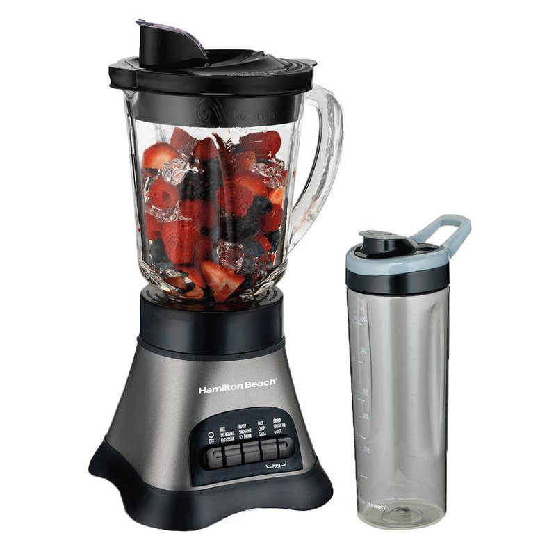 Hamilton Beach Wave Crusher Multi-Function Blender/Chopper w/ Glass Jar