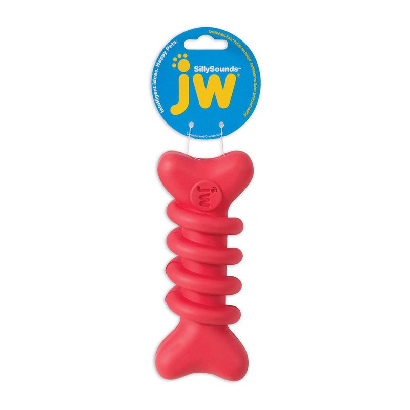 Jw Pet Silly Sounds Spiral Bone Dog Toy Dog Toys Pet Shop