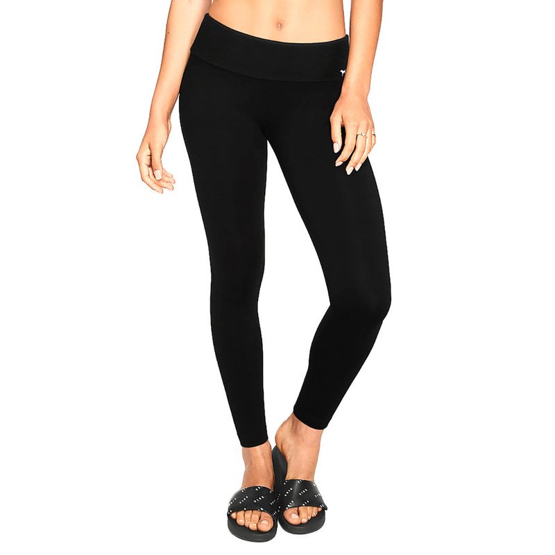 pink foldover leggings