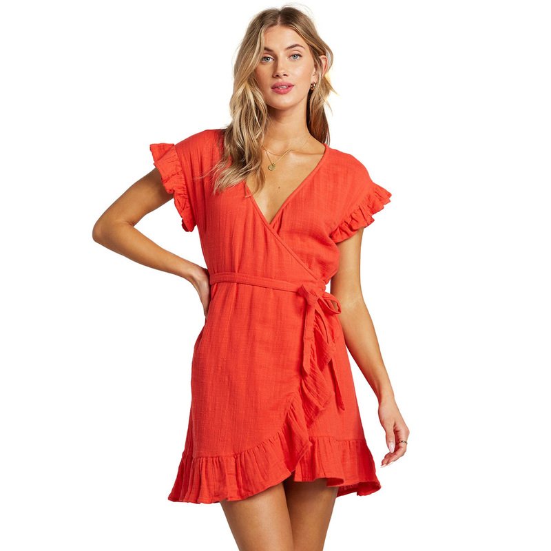 junior wrap dress