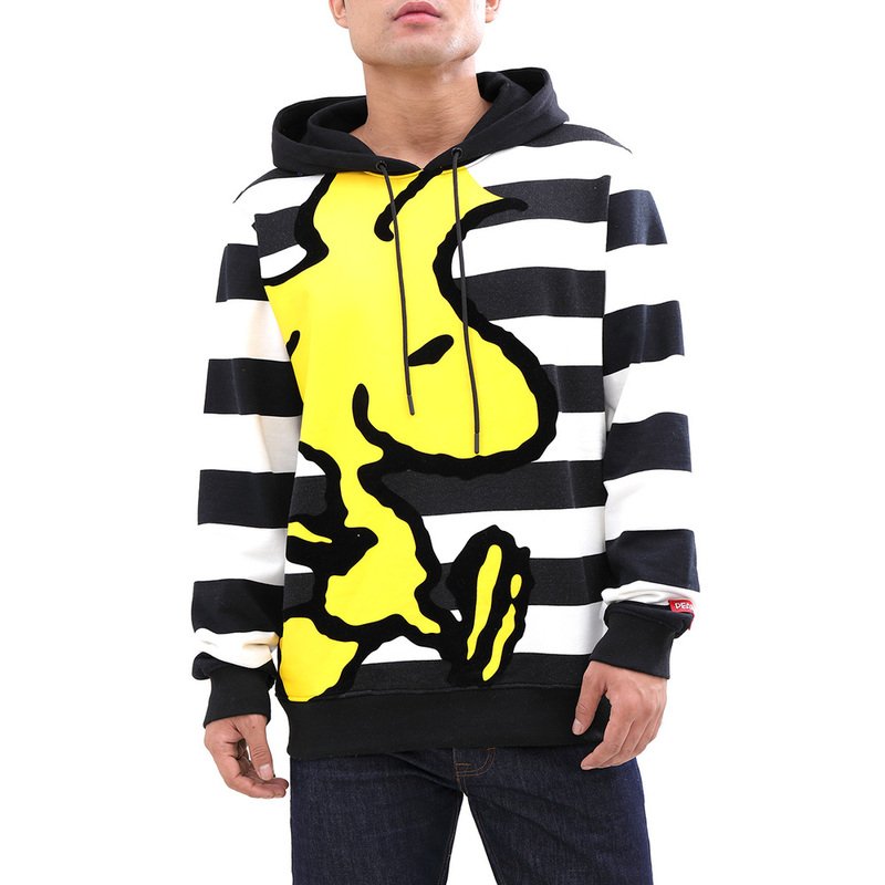 men's striped hoodie