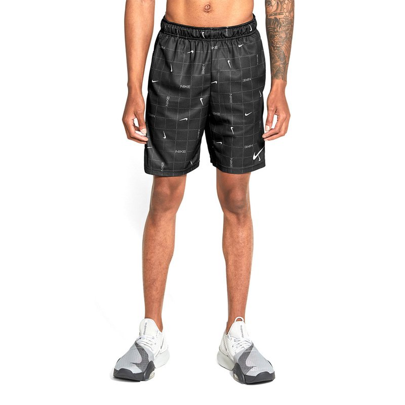 nike men's dri-fit printed training shorts