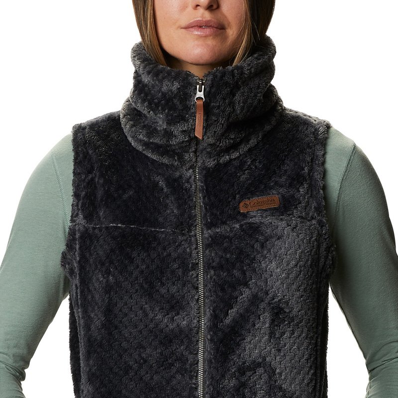 columbia women's sherpa vest