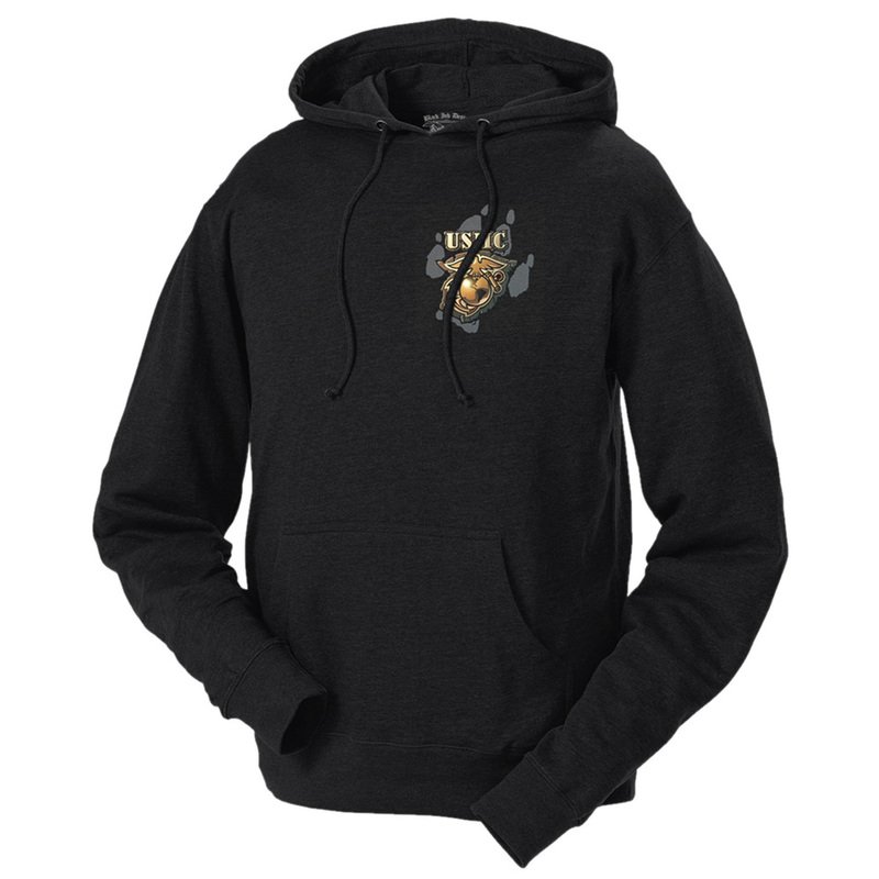 Usmc zip sales up hoodie