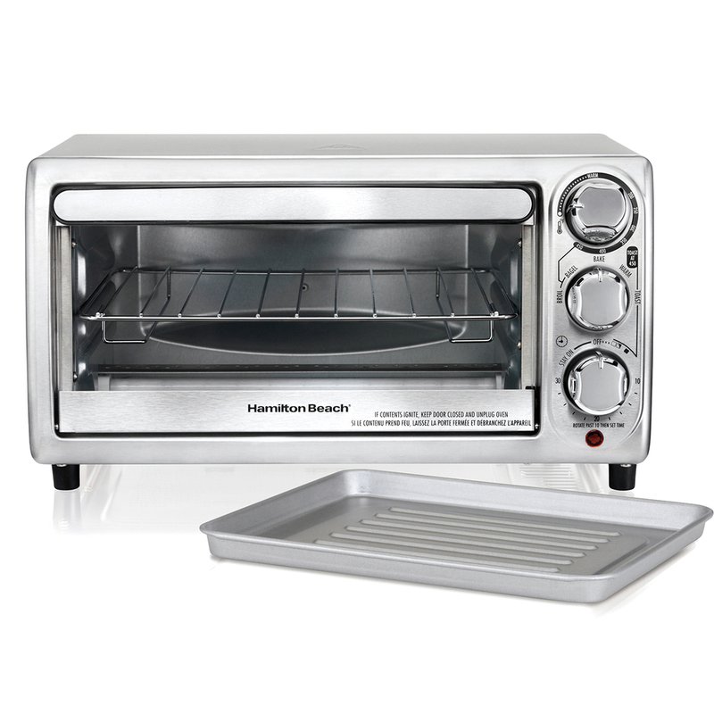 Hamilton Beach Easy Reach Toaster Oven (Great for Tight Spaces)